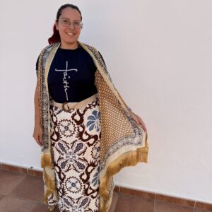 Chaleco marroquí beige