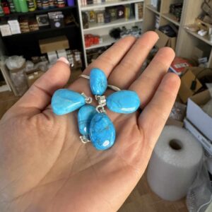 Colgante turquenita engarce de plata