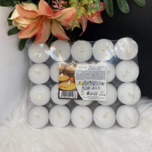 Pack 30 velas de té dobles
