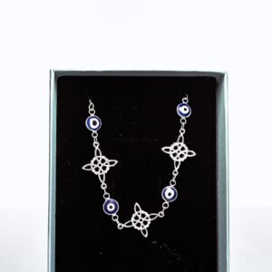 Pulsera ojo turco/nudo de bruja activada