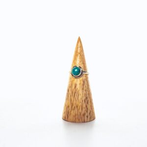 anillo plata turquenita talla 12