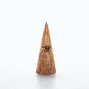 Anillo plata ojo de tigre 12