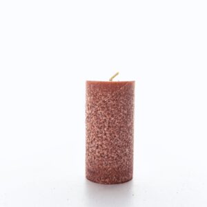 vela de luz cilindrica 10x5 marron
