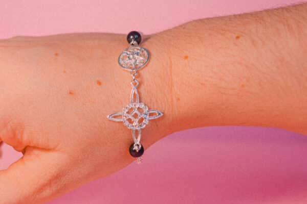 Pulsera triple proteccion onyx