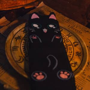 calcetines gato negro