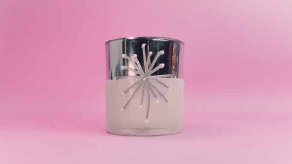 portavelas plata vaso