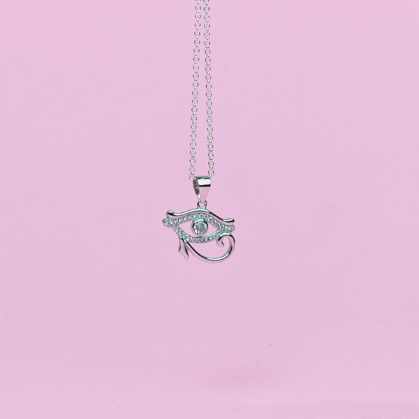 colgante ojo de horus protector circonitas