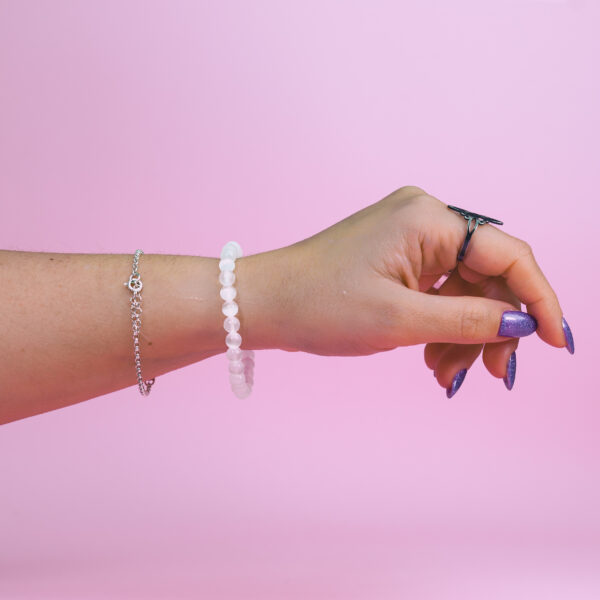 pulsera selenita 6 mm