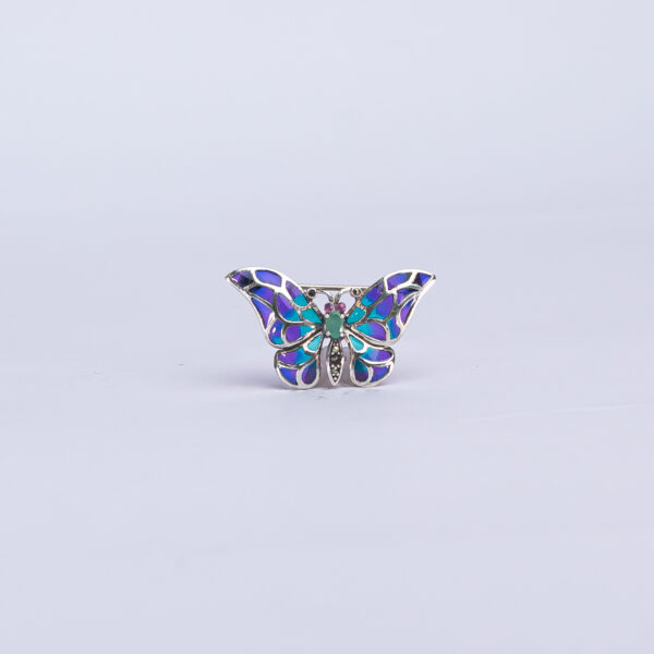 colgante broche mariposa rubi