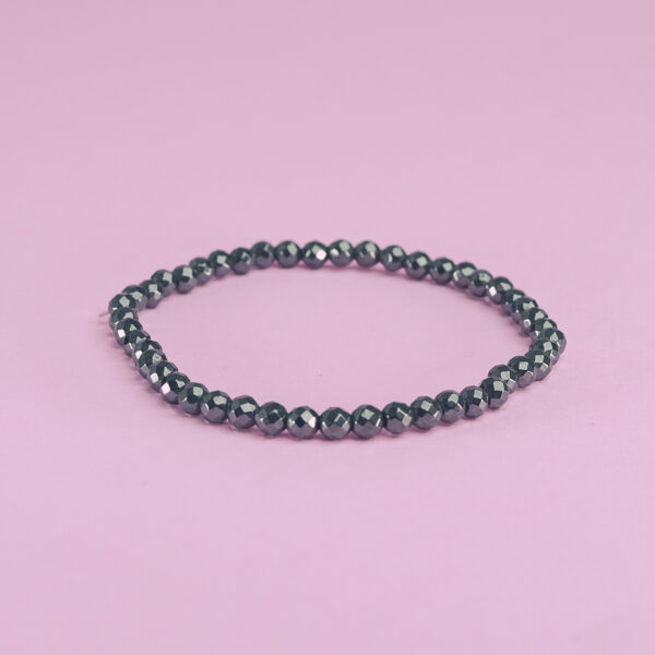 Pulsera hematite facetada