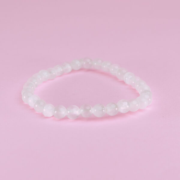 pulsera selenita 6 mm