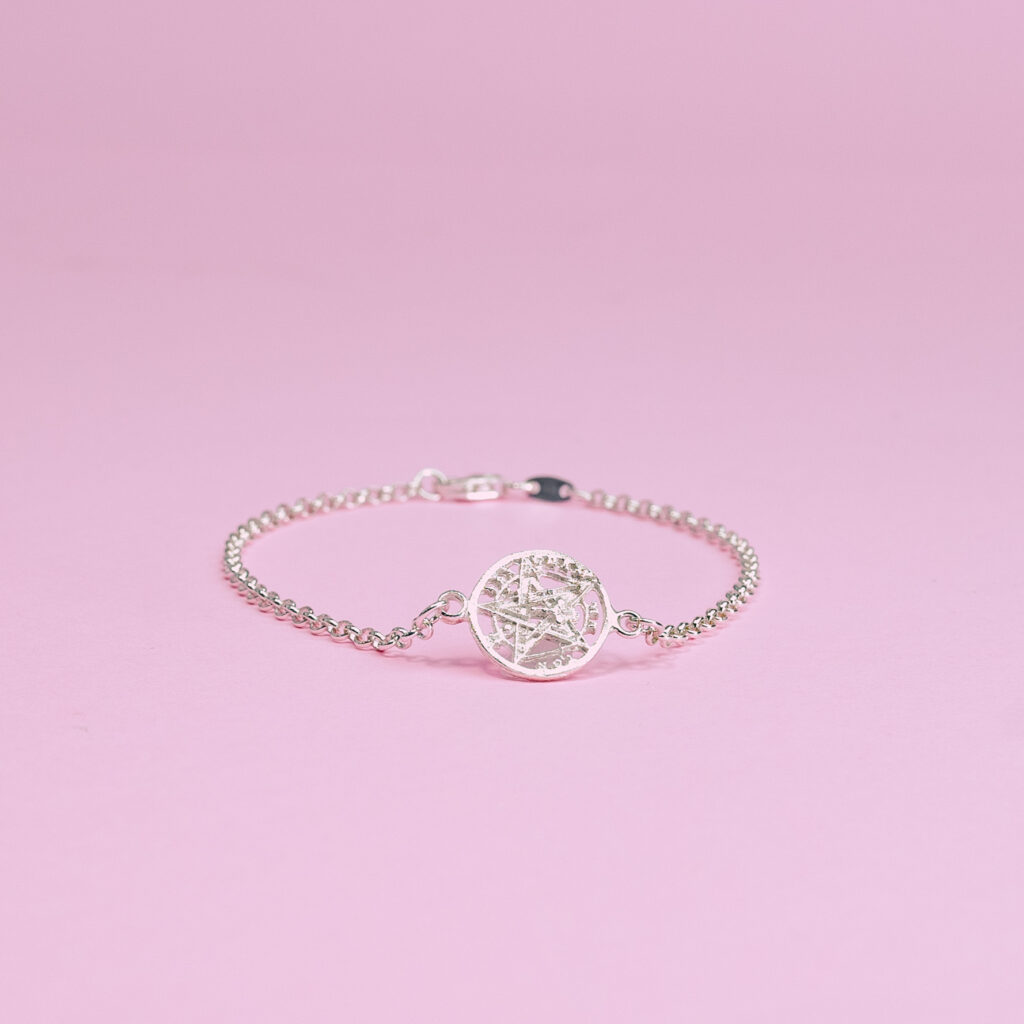 pulsera tetragrammaton mini cadena lisa