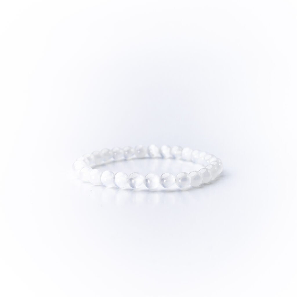 pulsera selenita 6 mm