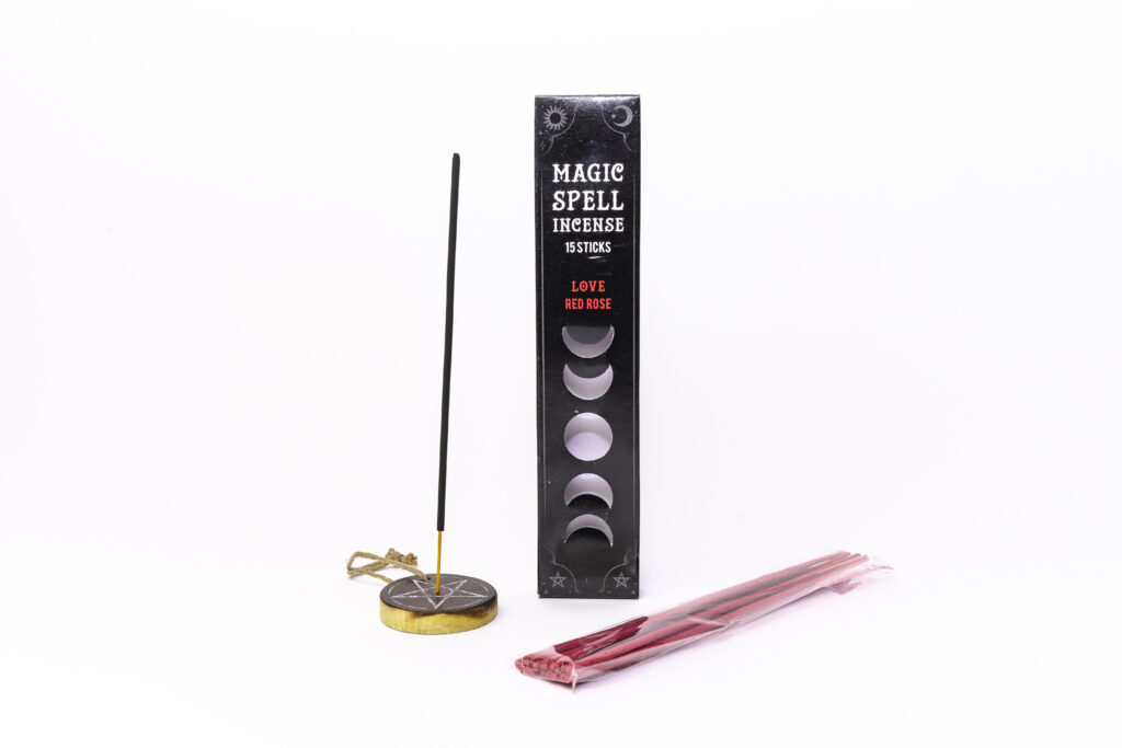 incienso ritual de amor + quemador