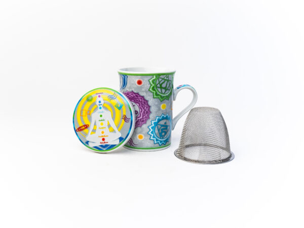 taza chakras con infusionador y taza - Imagen 3