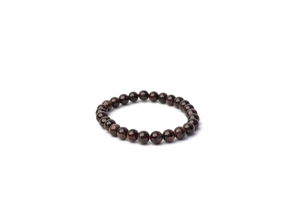 pulsera granate natural 4 mm