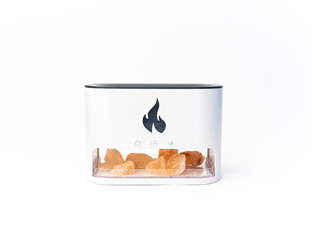lampara y difusor de aroma sal del himalaya