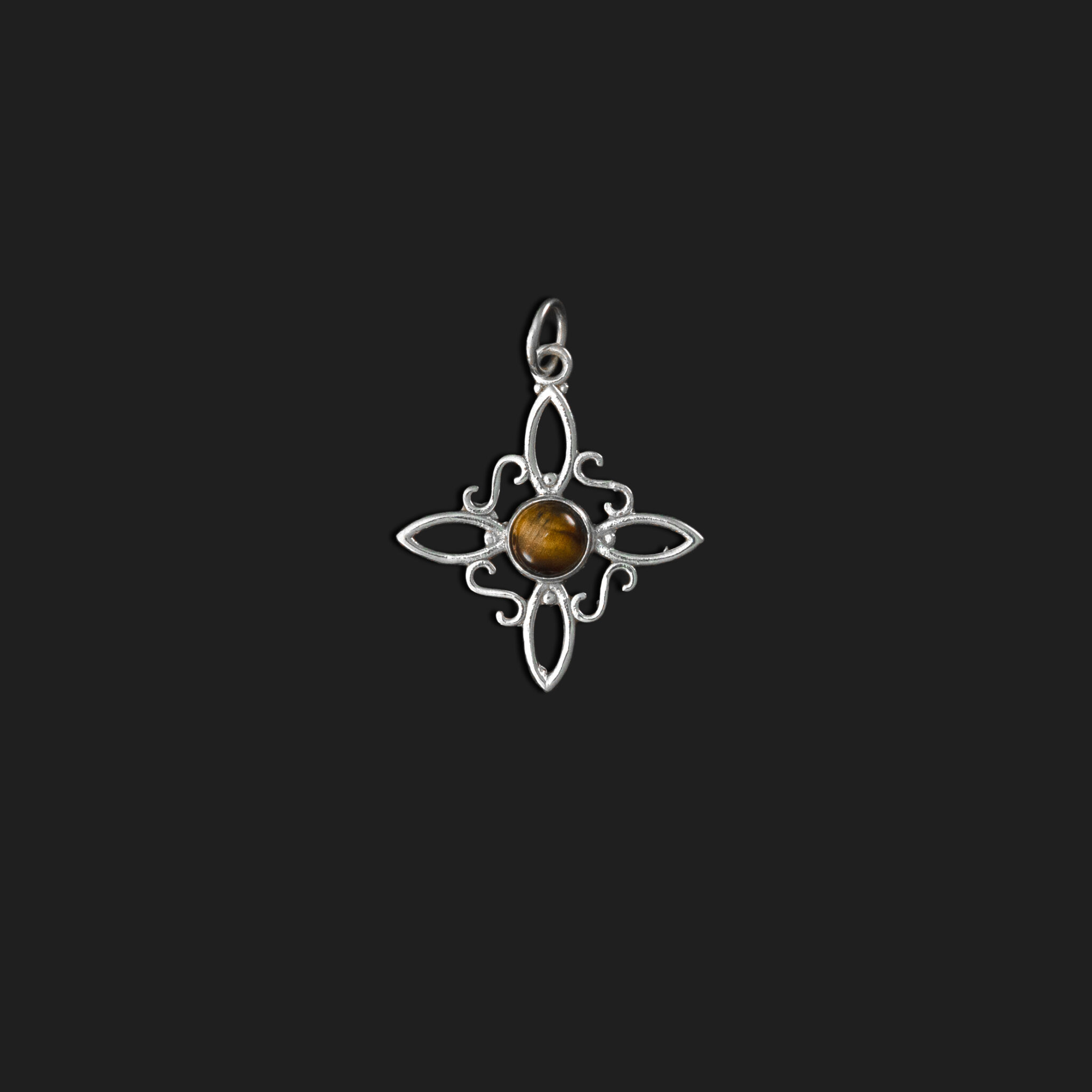 nudo de bruja activado con ojo de tigre