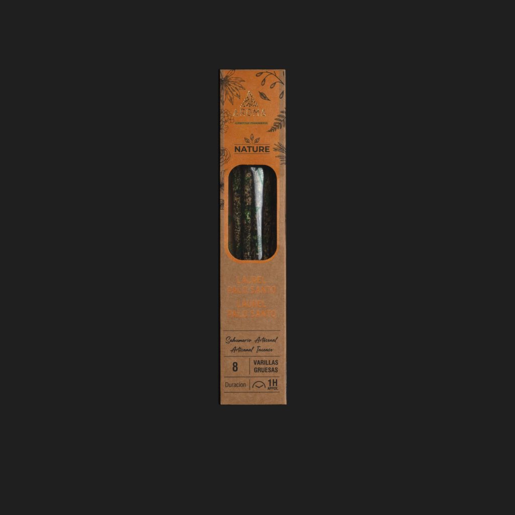 incienso aroma laurel y palo santo