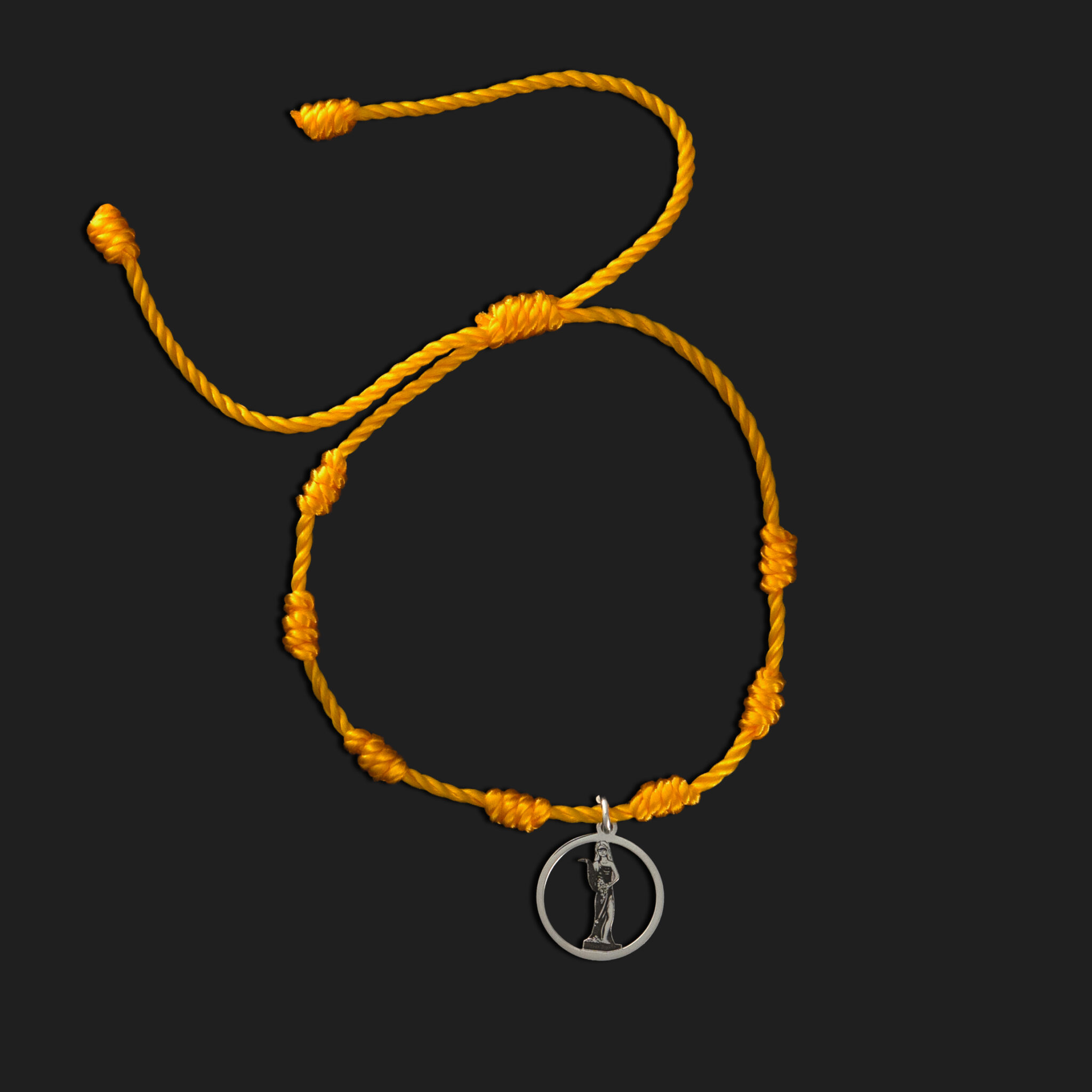 pulsera diosa de la fortuna 7 nudos