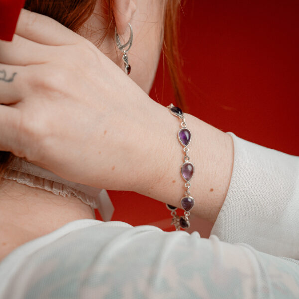 pulsera lagrimas de amatista - Imagen 2