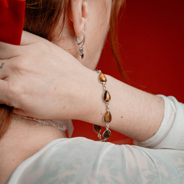 Pulsera Lágrimas de ojo de tigre - Imagen 2