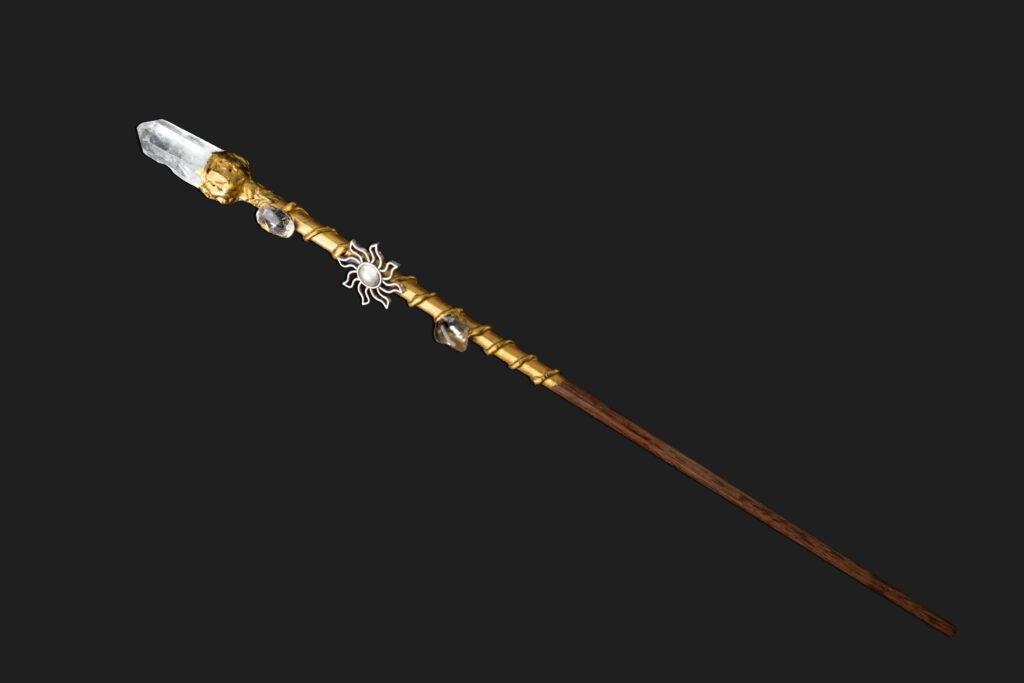 Varita sanadora cuarzo maestro