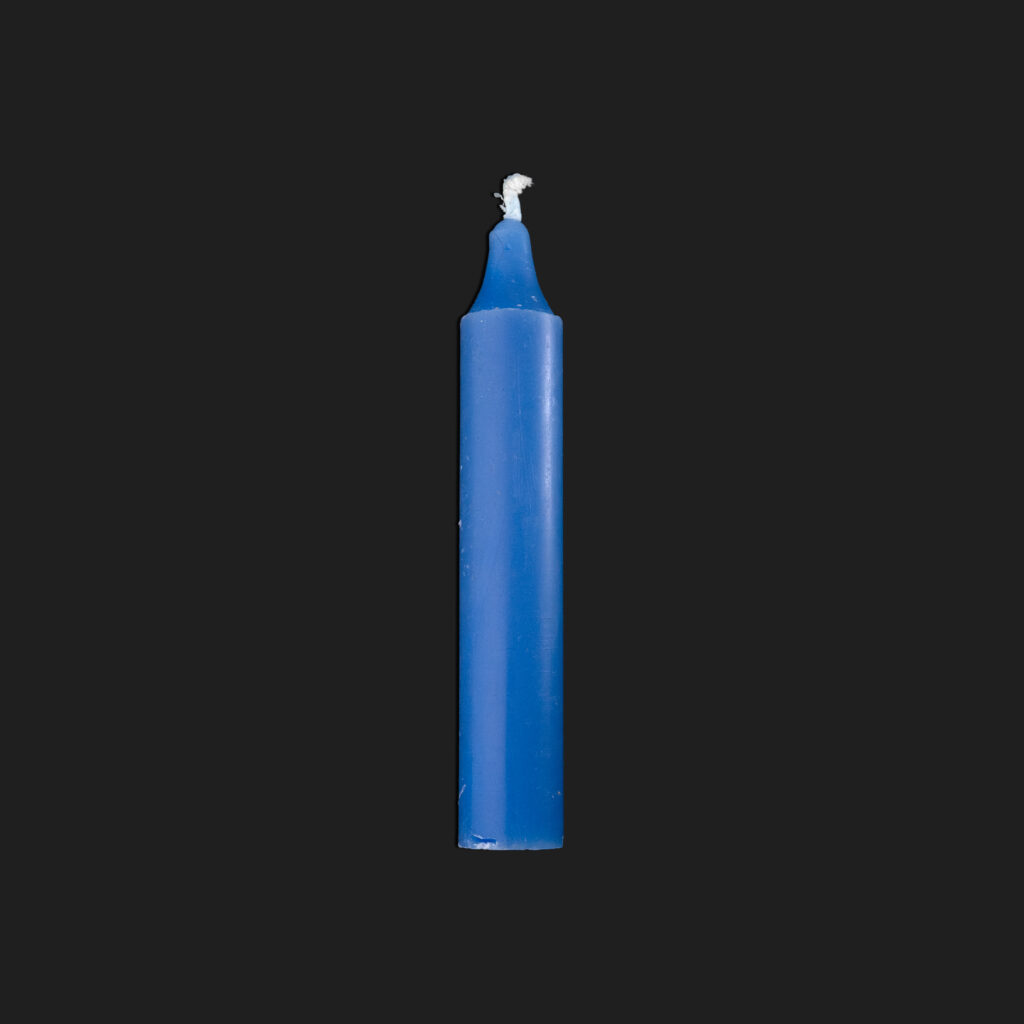 Vela azul de petición