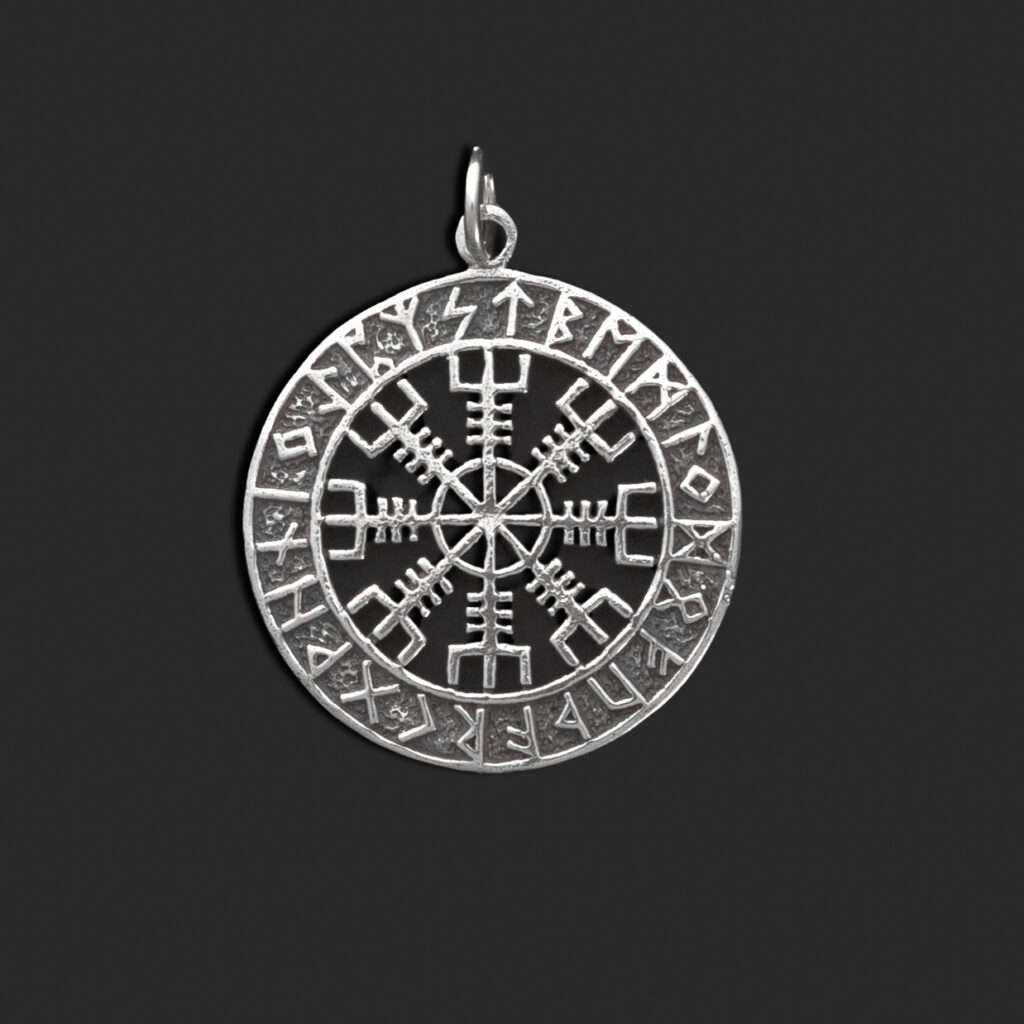 colgante brujula vikinga