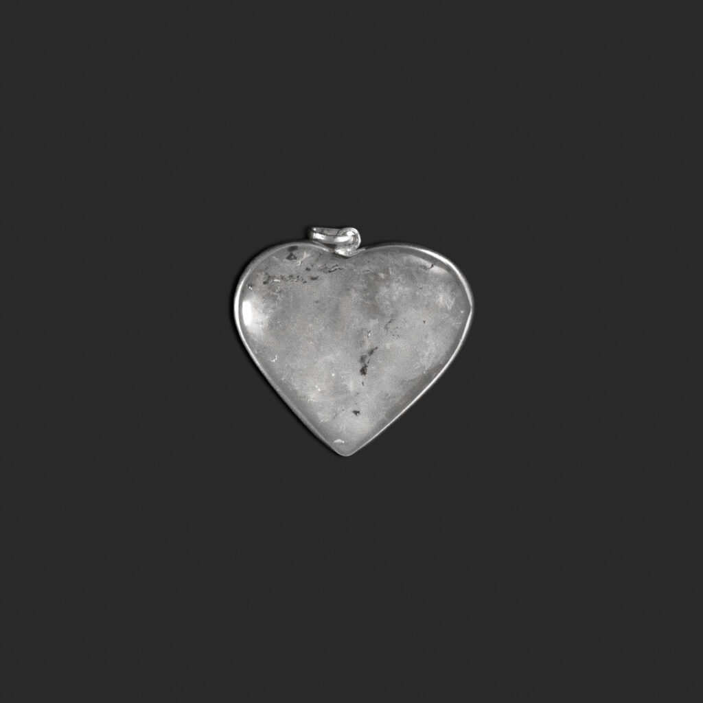 colgante corazon piedra luna