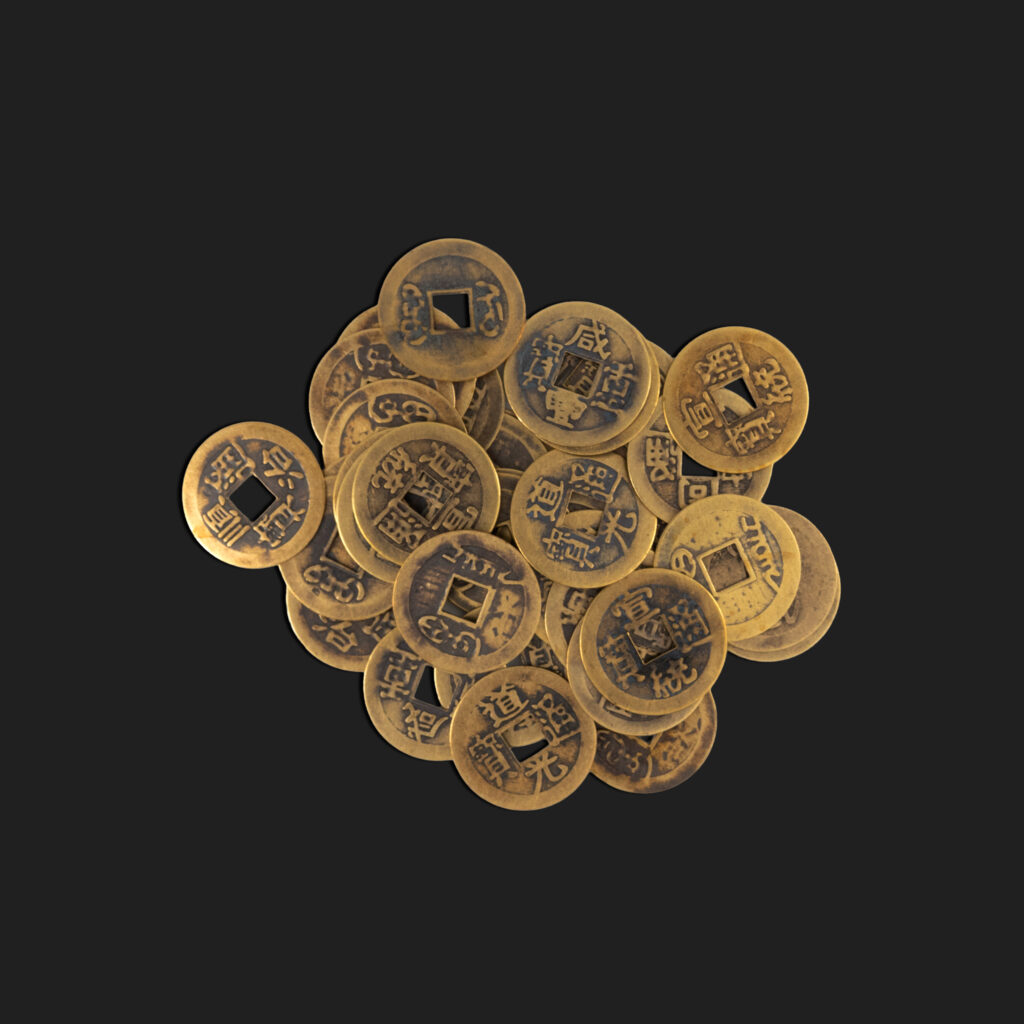 Set de 7 monedas Feng Shui