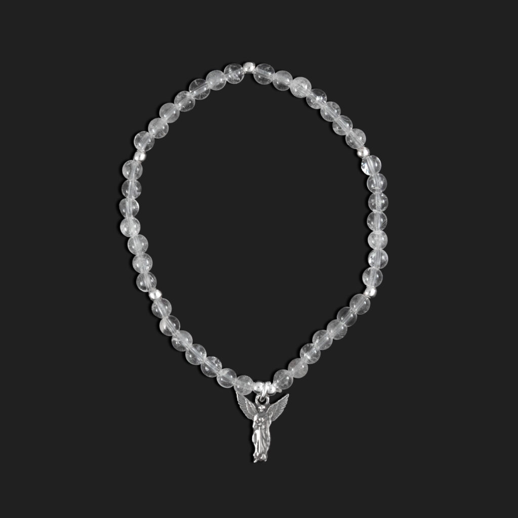 pulsera arcangel gabriel plata y mineral
