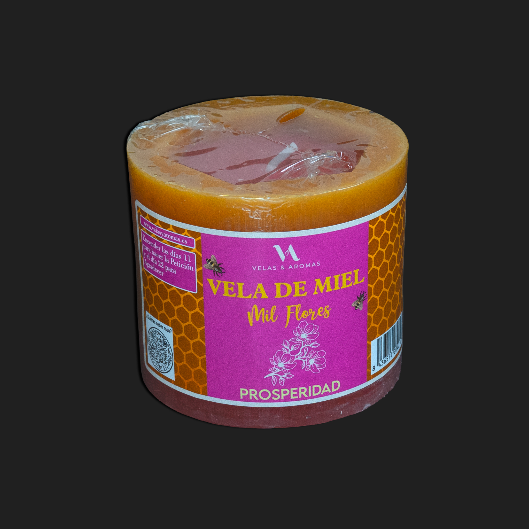 velon doble carga miel y rosas