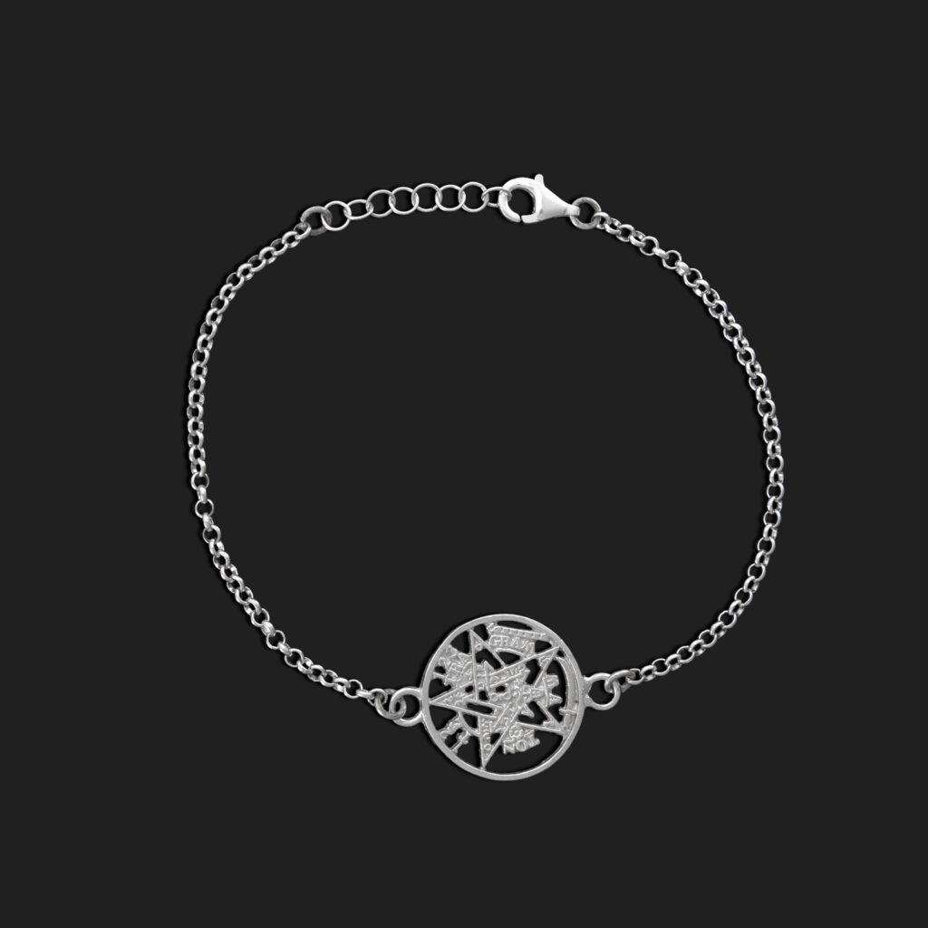 pulsera tetragrammaton sencilla 25mm