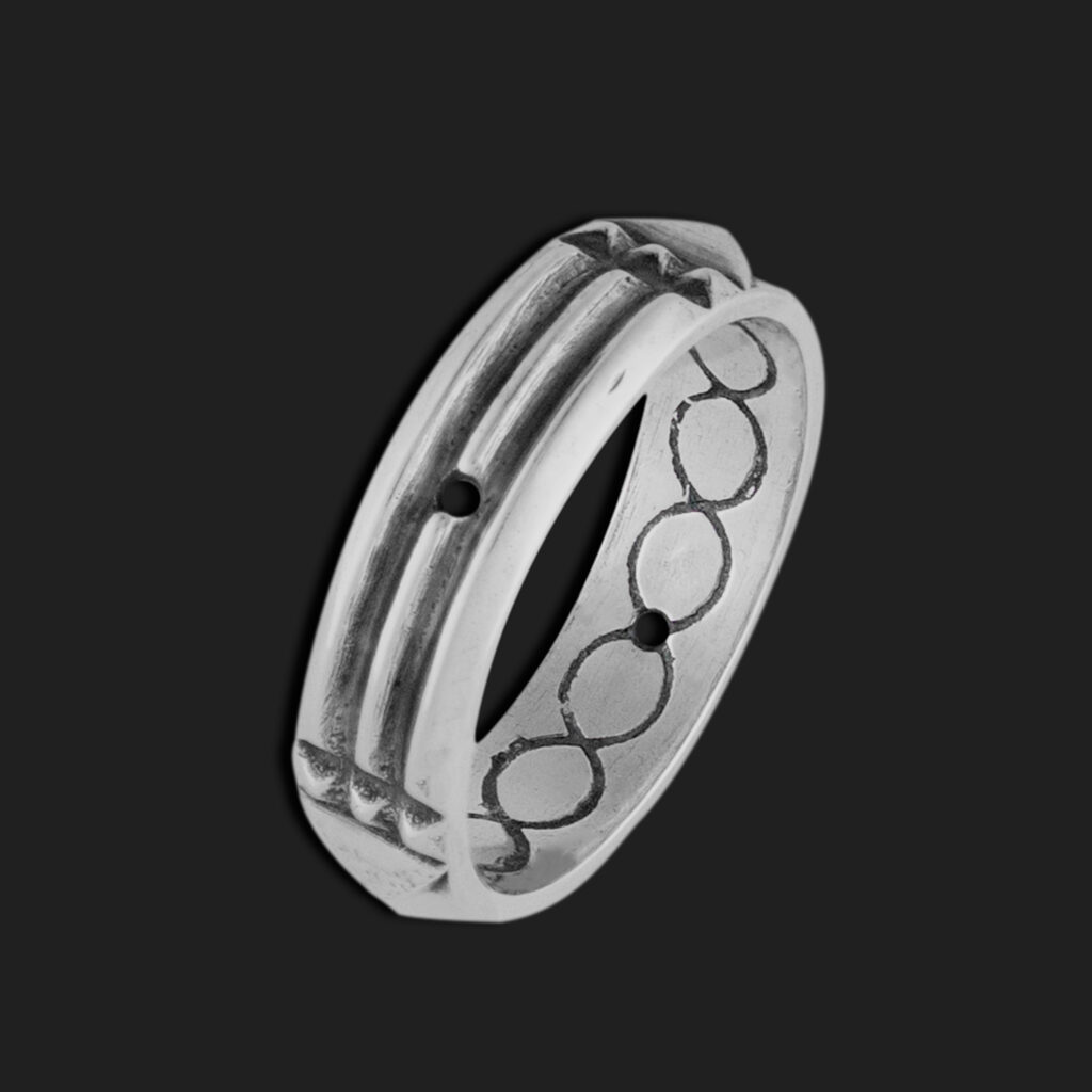 Anillo Atlante en plata de ley