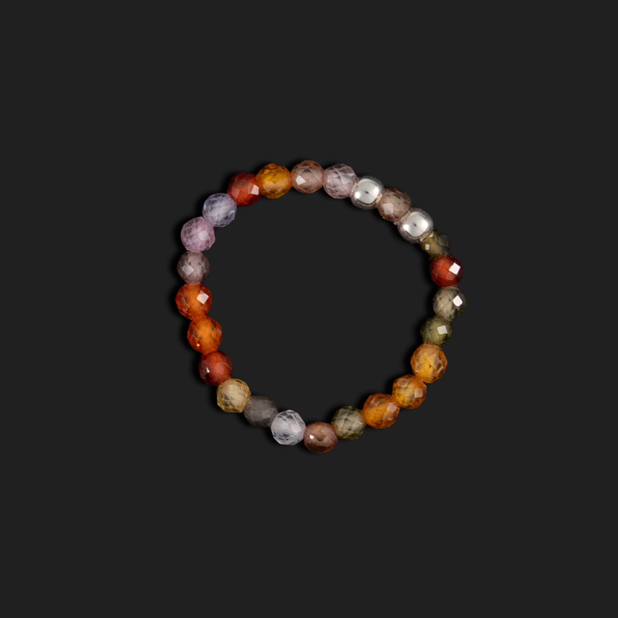 Anillo Elástico Multimineral | Equilibrio de Chakras