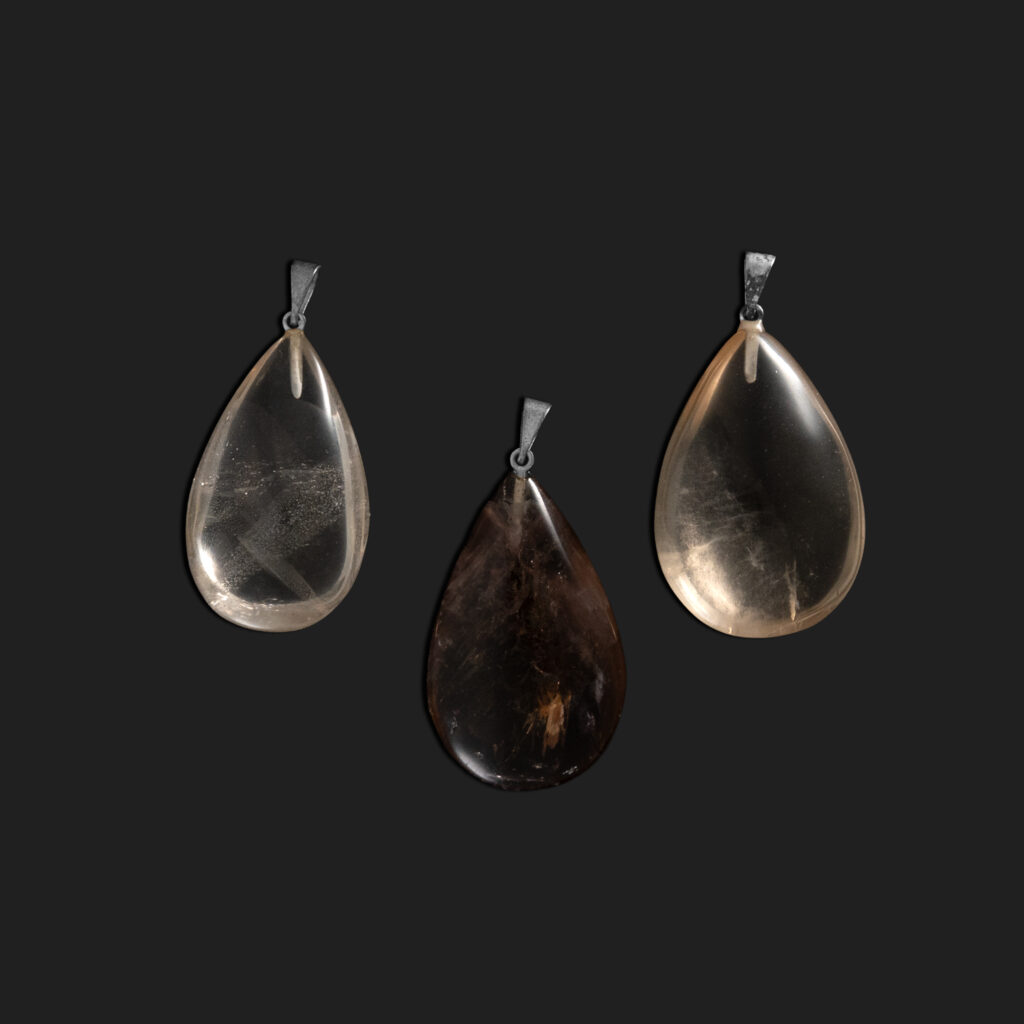 colgante lagrima de citrino natural