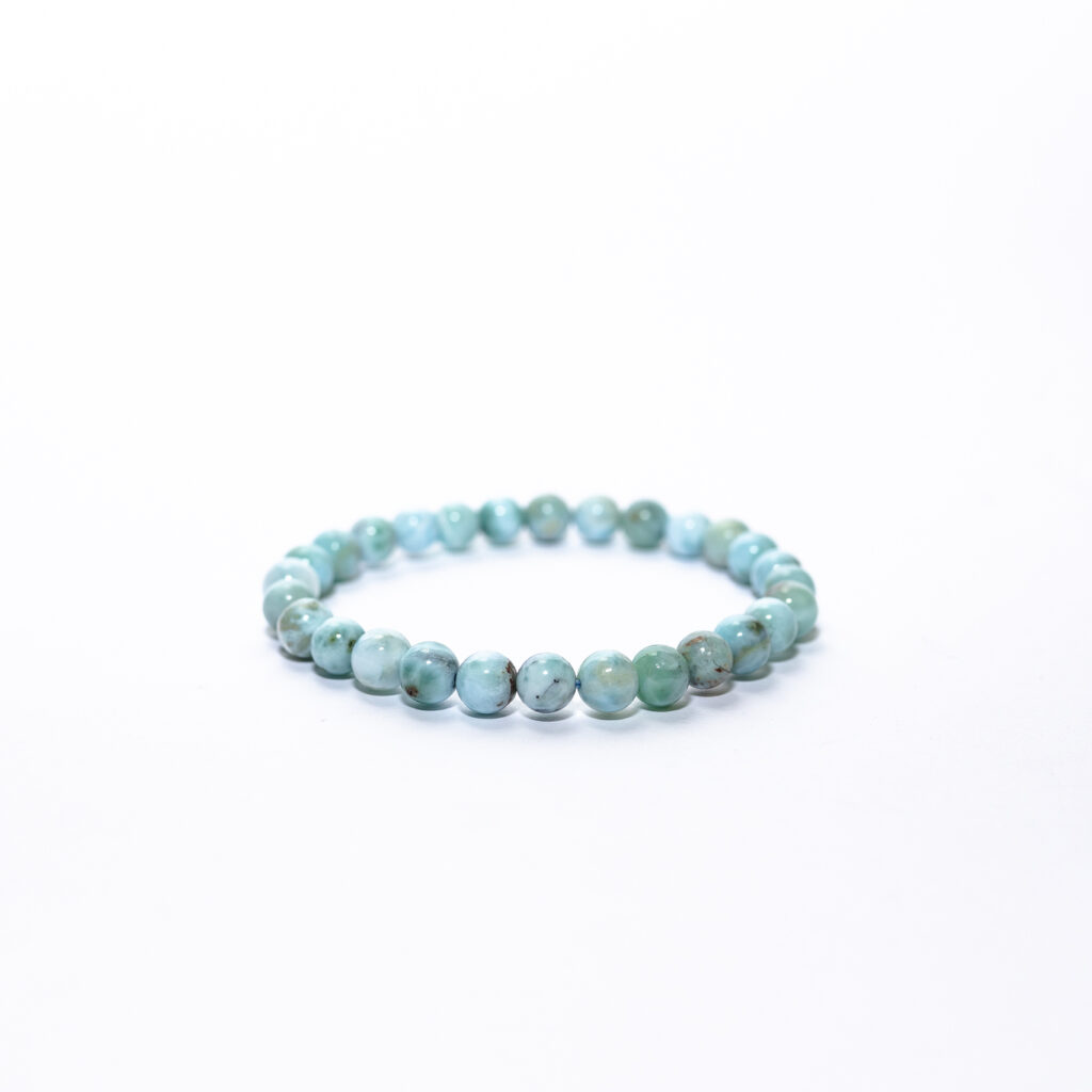 Pulsera larimar 5 mm