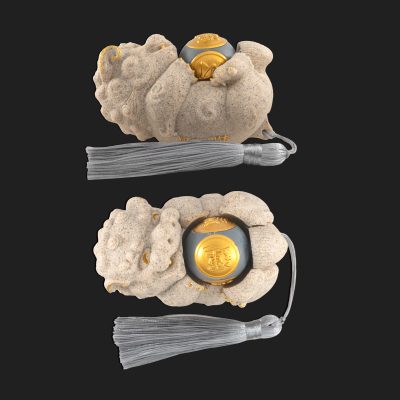 León-de-la-Fortuna-en-piedra-con-bola-giratoria