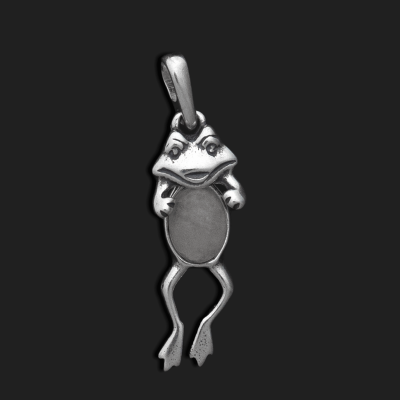 colgante-rana-de-plata