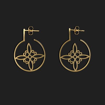 pendientes-nudo-de-bruja-baño-de-oro-18k